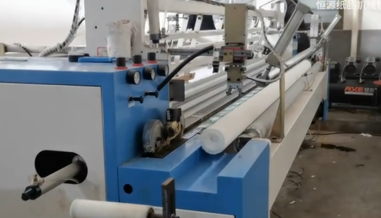 三米衛(wèi)生紙復(fù)卷機(jī)原料紙上紙